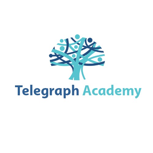 Contest logo winner for Telegraph Academy