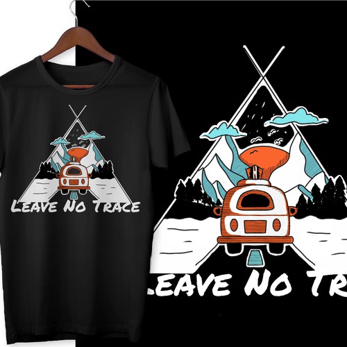 Travelling concept t-shirt design