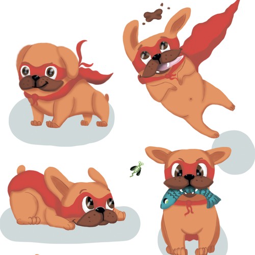 FUN ILLUSTRATED SUPER-DOG - For innovative pet food company