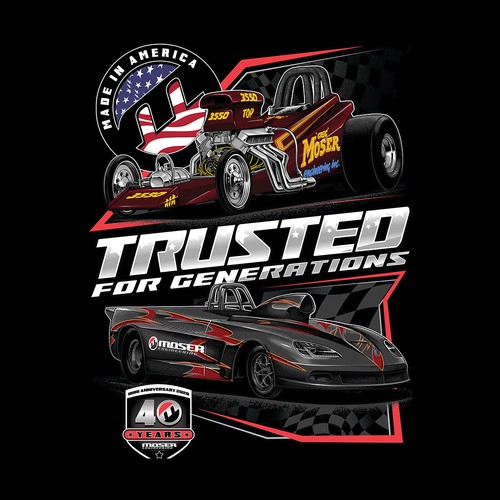 shirt to celebrate 40 years in business