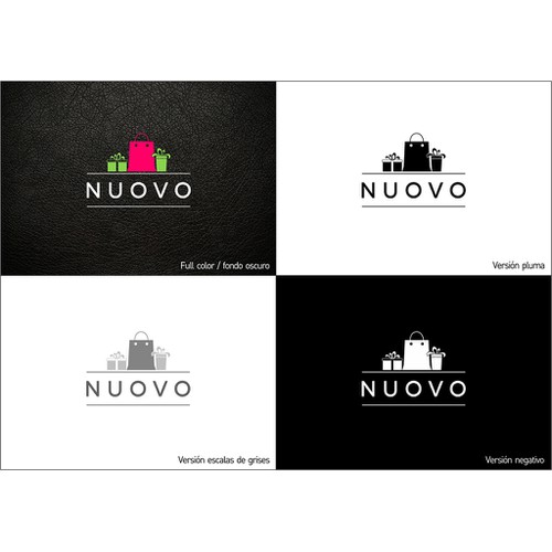 Versiones logotipo Nuovo