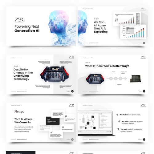 AI software company presentation deck