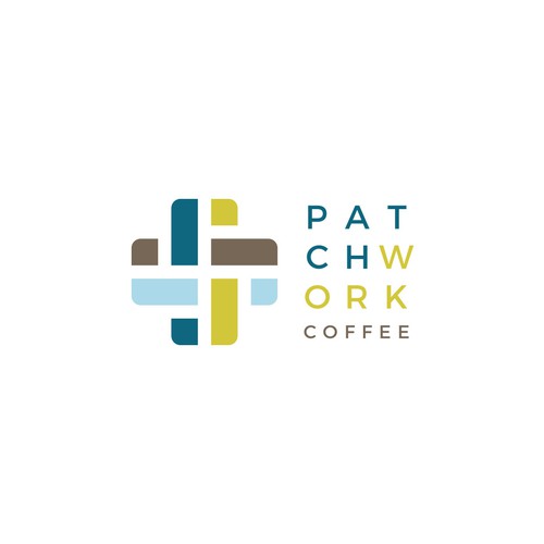 Logo for Patchwork Coffee, a specialist Coffee Shop serving locally sourced, homemade, healthy food and drink.