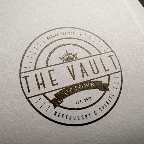 Vintage inspired logo for restaurant