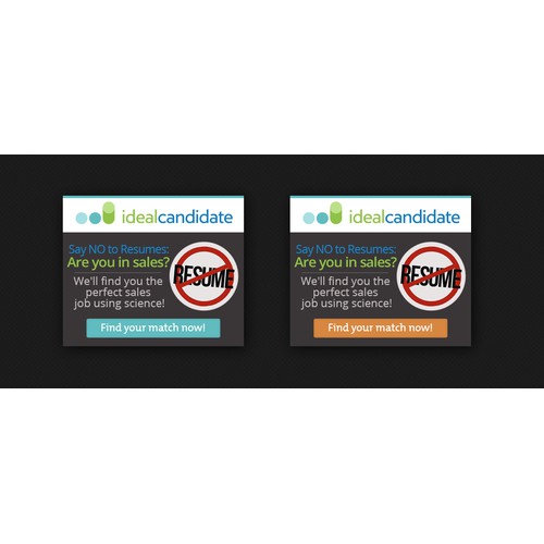 Say NO to Resumes - Banner Ads for Ideal Candidate