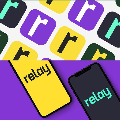 Logotype & identity proposal for Relay.