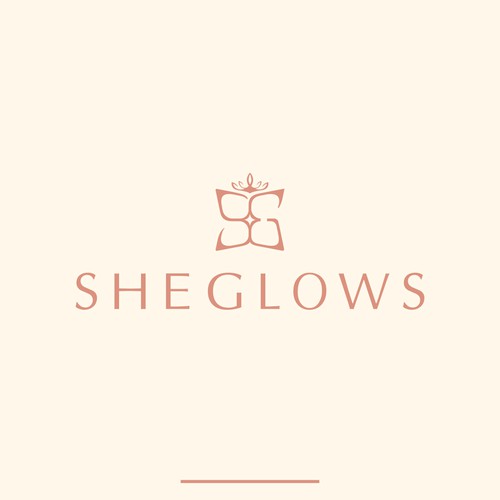 SheGlows – Logo Concept