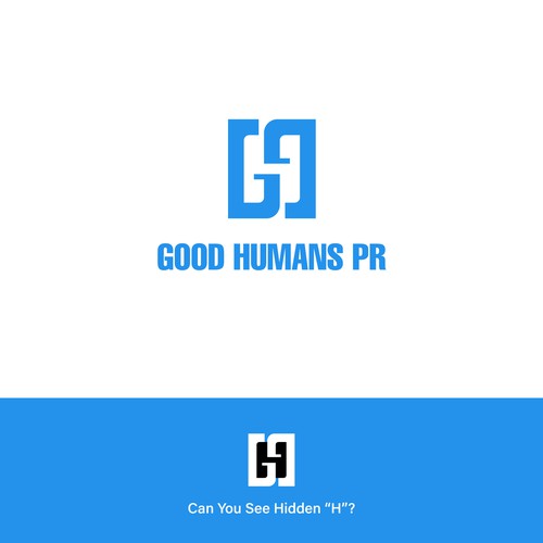 Good Human PR logo design