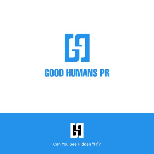 Good Human PR logo design