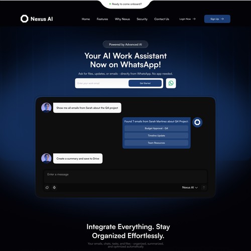 UI UX Landing Design