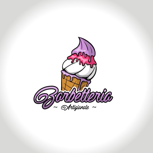 Sweet logo for Gelato shop 