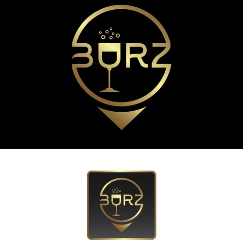 Logo and app for Burz