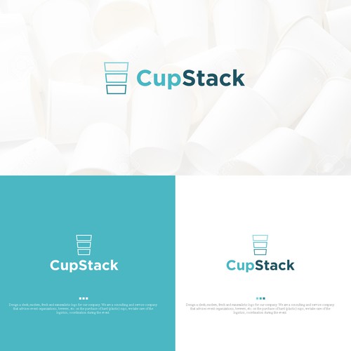 Cup solution logo design.