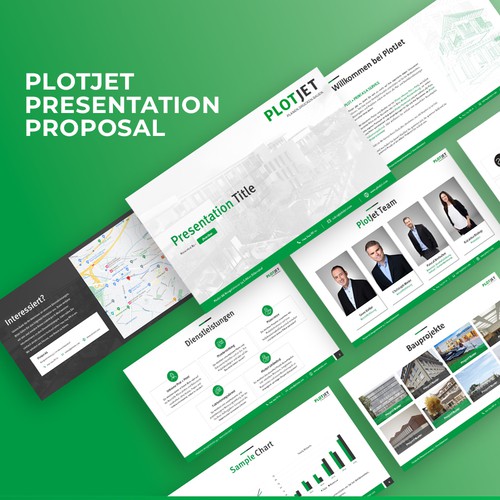 PowerPoint Template for PlotJet AG
