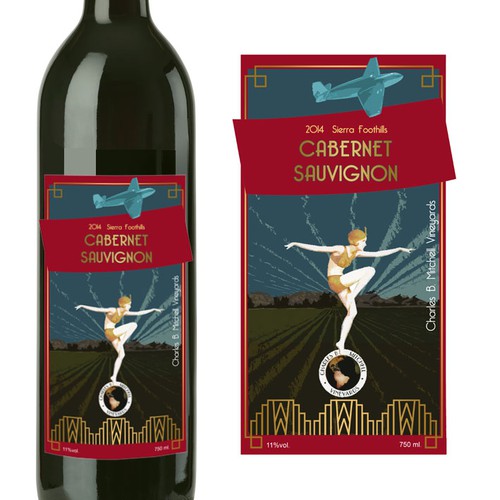 Create a wine label for Award Winning California Wine!