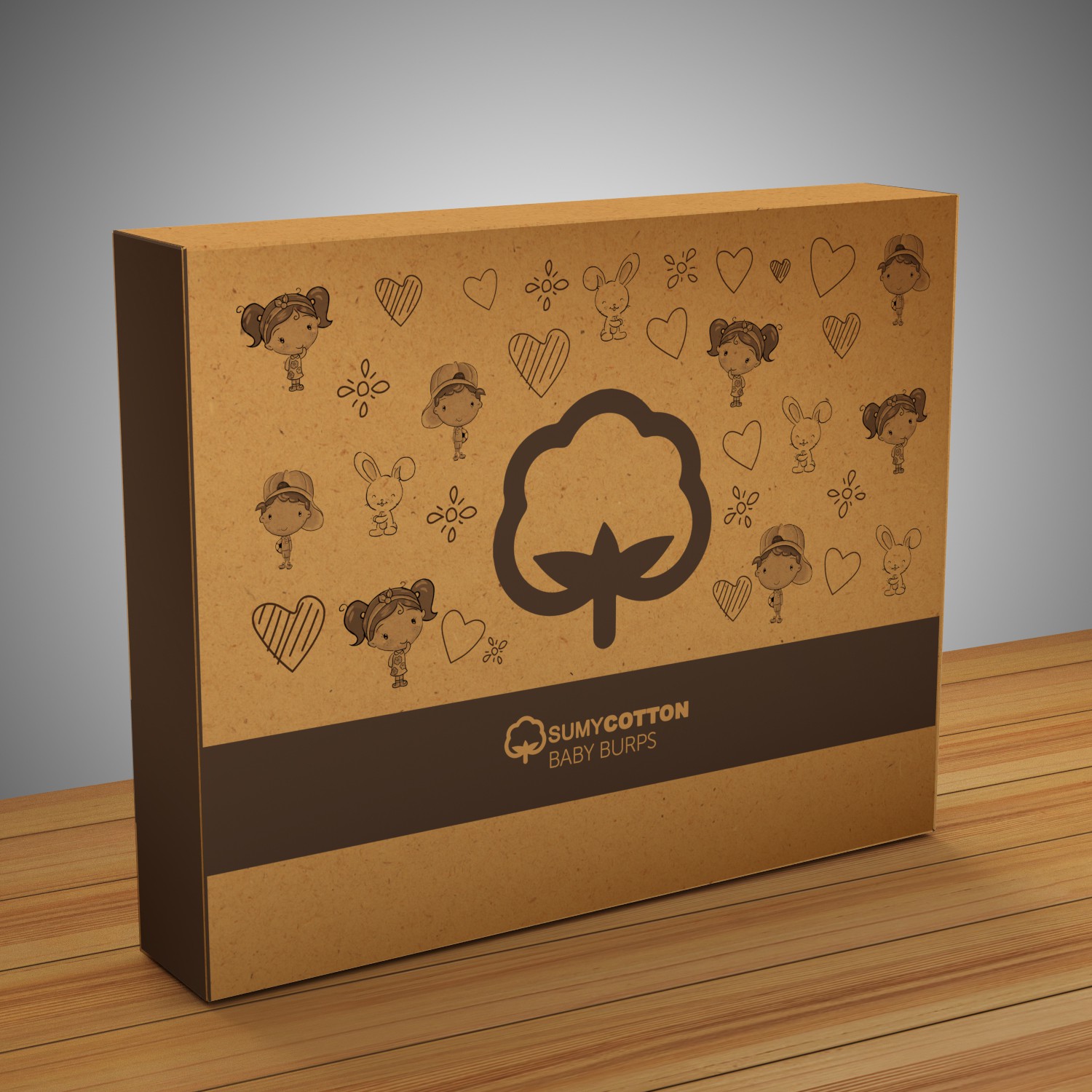 Sumycotton Baby burps package