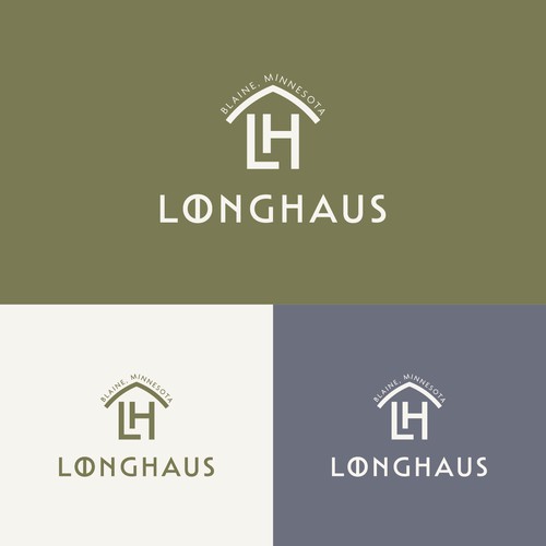 Scandinavian style logo for Apartment Complex
