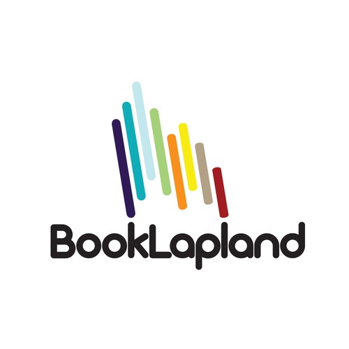 Logo design for a travel company named BookLapland