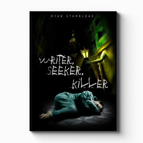 Cover design concept for horror book