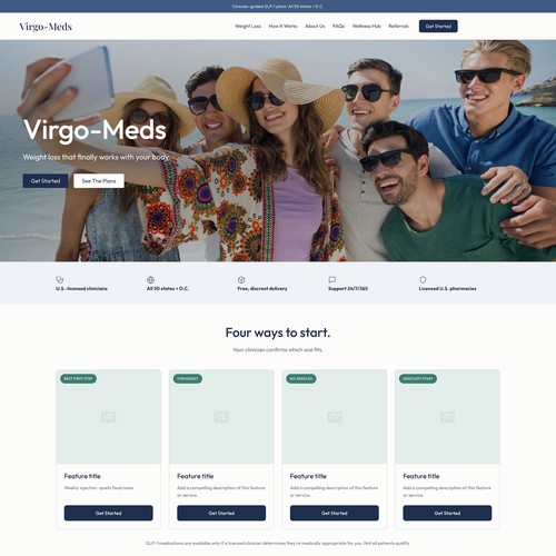 GLP-1 Ecommerce Design