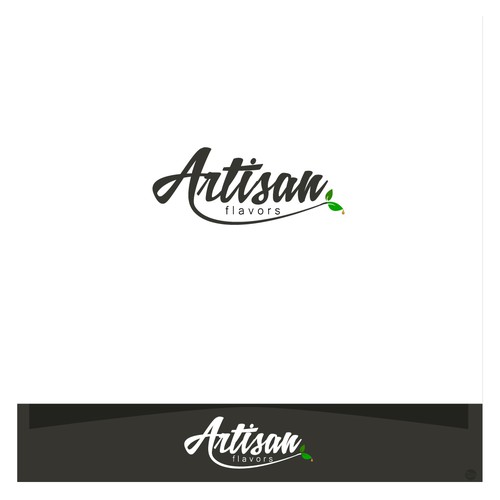 logo with script typography