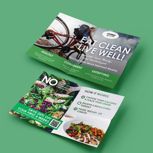 Create a Simple Handout Flyer for Premium Pre-Packaged Paleo Food