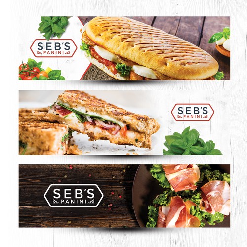 Banner design for Seb's Panini