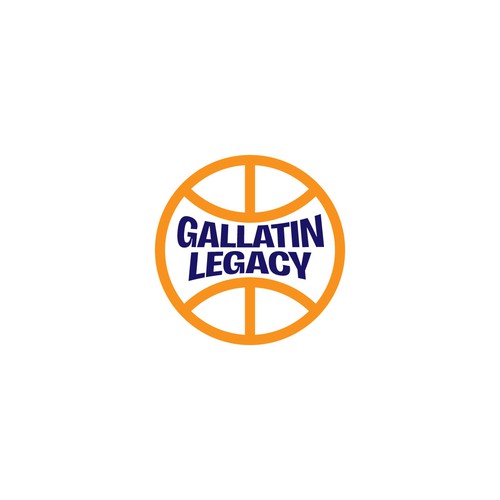 Abstract Basketball Logo