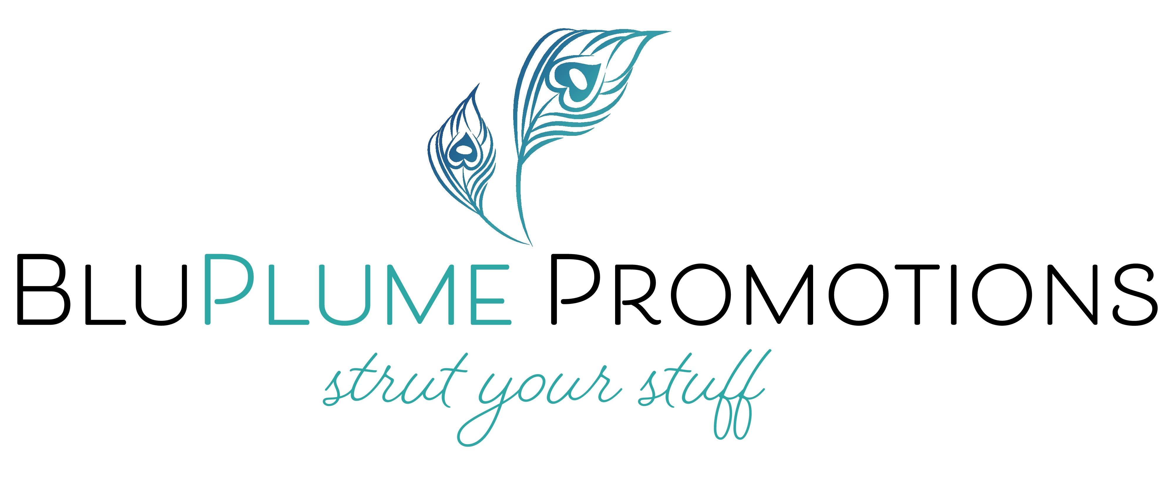 Create a captivating logo and website for a marketing company, BluPlume