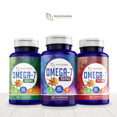 Design a Creative Supplement Label for New Brand