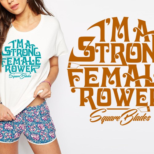 Female Rower T-shirt