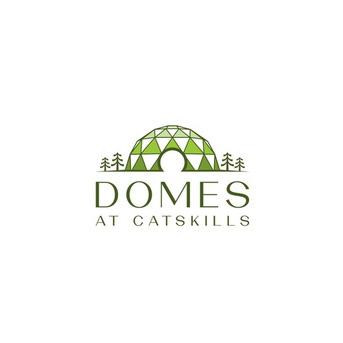DOMES AT CATSKILLS – Natural & Modern Logo