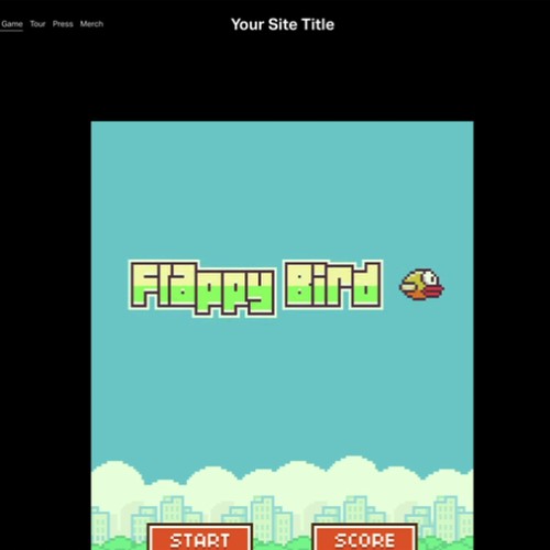 Custom Game Embed on Site