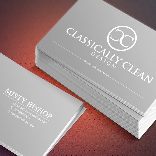 Business Card for Classically Clean Design