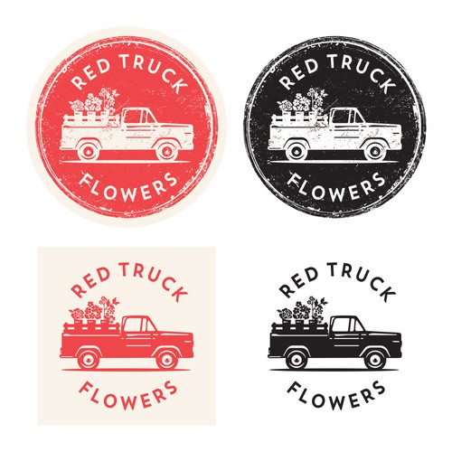 Logo for Red Truck Floral