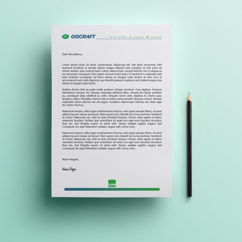 Gocraft Letterhead