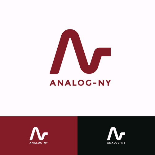 Analog Wave: Minimalist Audio & Tech Logo