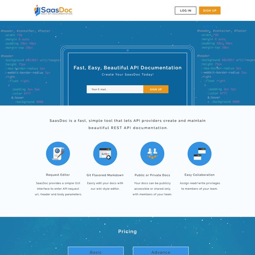 Landing page for SassDoc