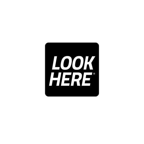 Logo design "LOOK HERE"
