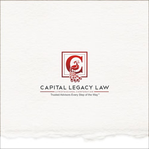 Create modern elegant logo for law firm