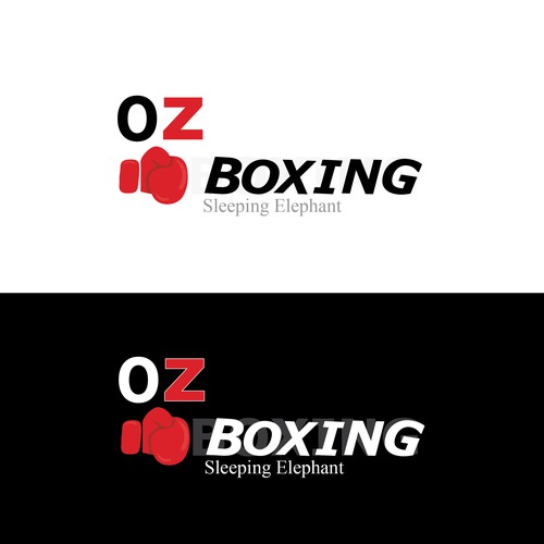 "OZ BOXING "logo