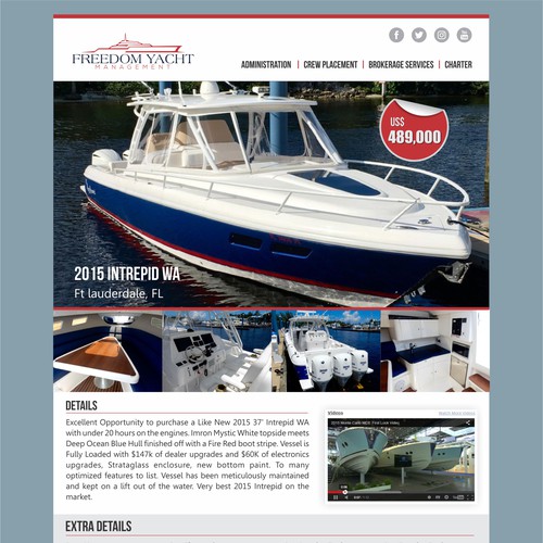 Design the Most Cutting Edge Yacht Sales Newsletter Template