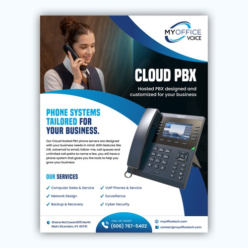 VoIP Phone Service Flyer