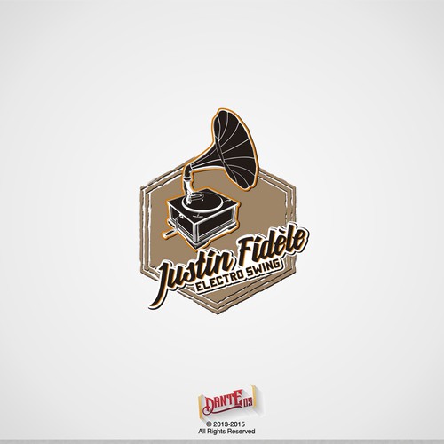 Classic Vintage Logo Concept for DJ