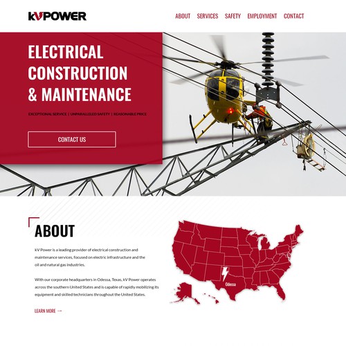 KV Power - Website Redesign