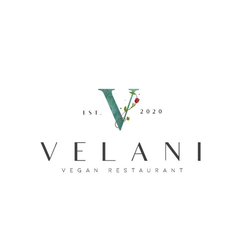 Logo for a Vegan restaurant 