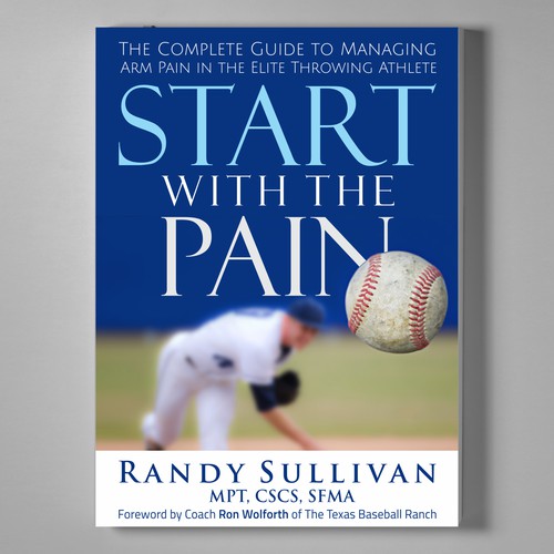Book Cover design for the book START WITH THE PAIN