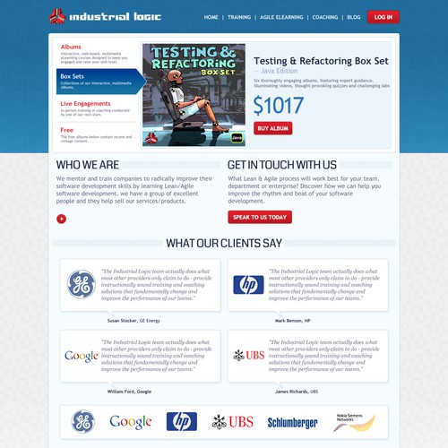 Come rock Industrial Logic's home page.