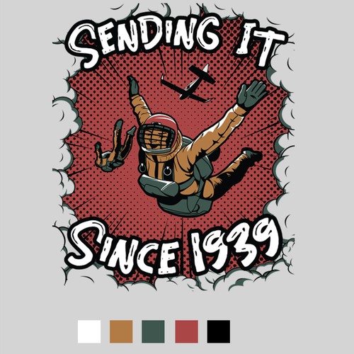 Design me an epic Smokejumper T-shirt