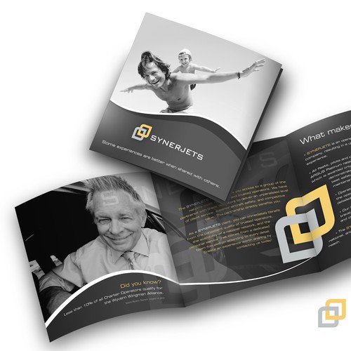 Jet Charter Startup -  Tri-fold for print & web